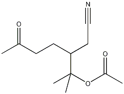DL-3-(1-乙酰氧基-1-甲基乙基)-6-氧庚腈