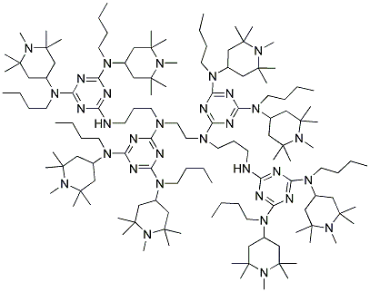 1,5,8,12-四[4,6-二(N-丁基-N-1,2,2,6,6-五甲基-4-哌啶基氨基)-...