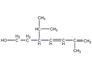 (4E)-3-异丙基-6-甲基-4,6-庚二烯-1-醇