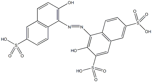 1-(2-羟基-6-磺基-1-萘基偶氮)-2-萘酚-3,6-二磺酸