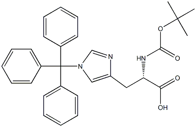 N-叔丁氧羰基-N'-三苯甲基-L-组氨酸