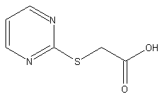 2-(羧基甲基硫代)嘧啶