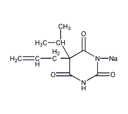 5-烯丙基-5-异丙基巴比妥钠