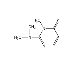 2-(二甲氨基)-3-甲基-4(3H)嘧啶硫酮