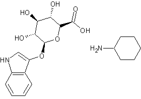 3-吲哚基-beta-D-葡糖苷酸环己胺盐