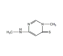 3-甲基-6-(甲基氨基)-4(3H)-嘧啶硫酮