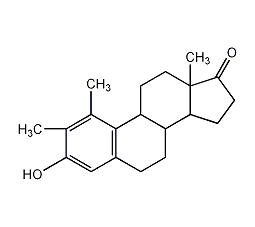 3-羟基-1,2-二甲基-1,3,5(10)-三乙撑四胺-17-醇