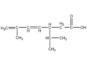 (4E)-3-异丙基-6-甲基-4,6-庚二烯酸