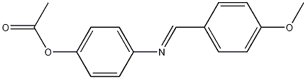 N-(4-甲氧亚苄基)-4-乙酰氧基苯胺