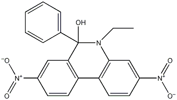 5-乙基-5,6-二氢-3,8-二硝基-6-苯基-6-菲啶醇